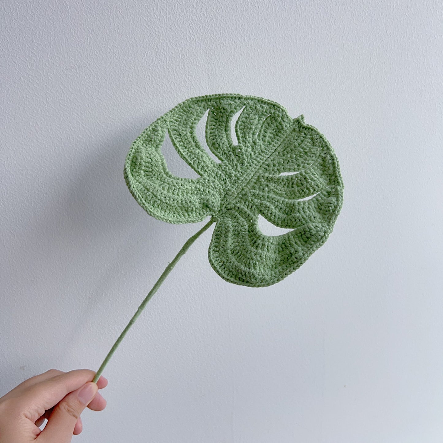 Hand-crocheted Multicolored Leaves, Ideal for DIY Bouquet Creations