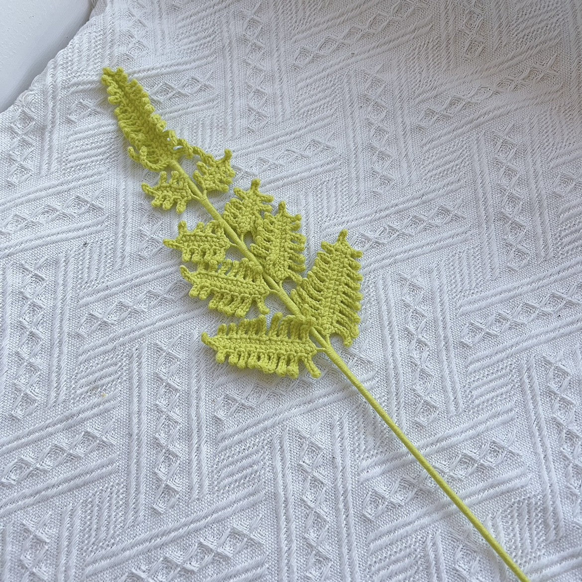 Hand-crocheted Multicolored Leaves, Ideal for DIY Bouquet Creations