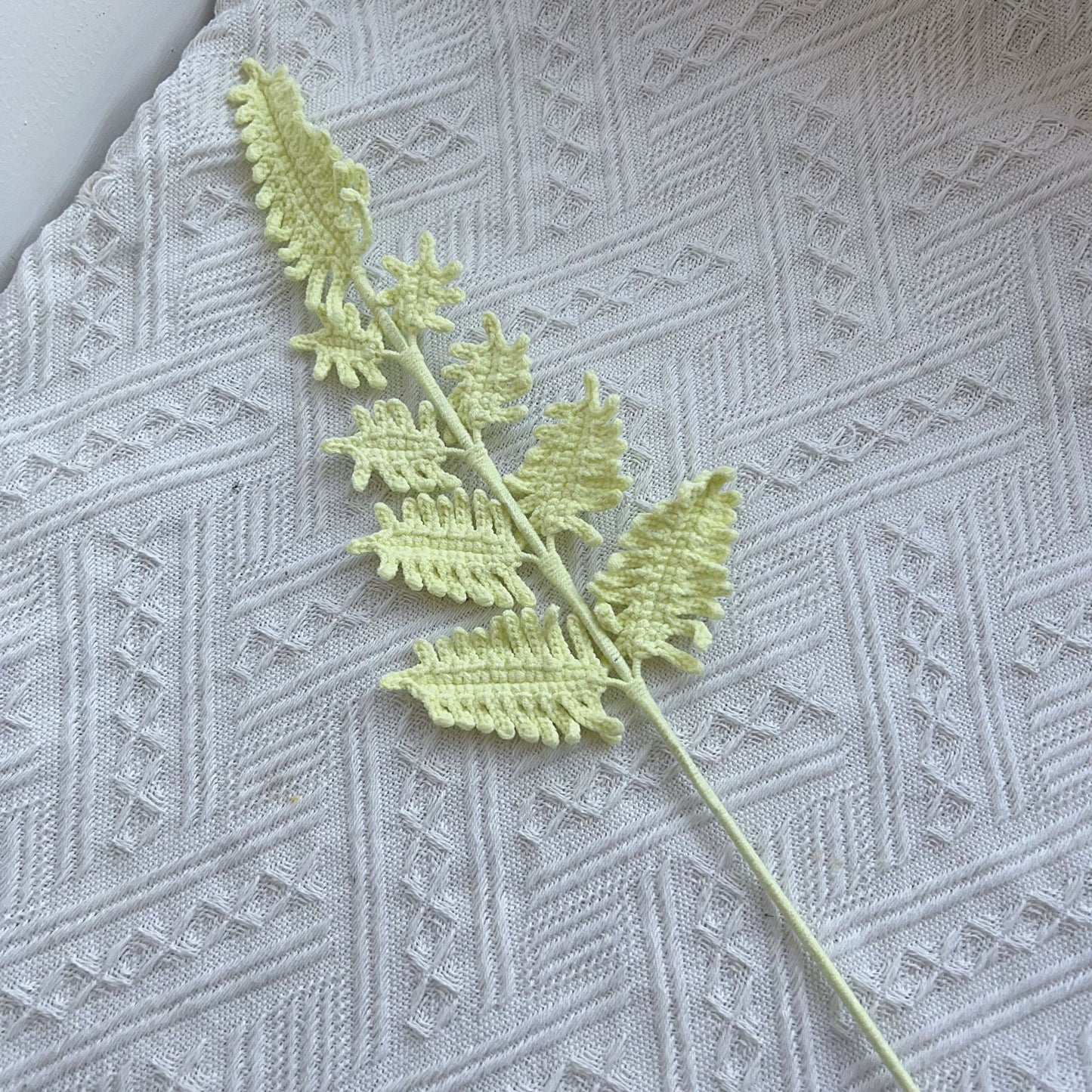 Hand-crocheted Multicolored Leaves, Ideal for DIY Bouquet Creations