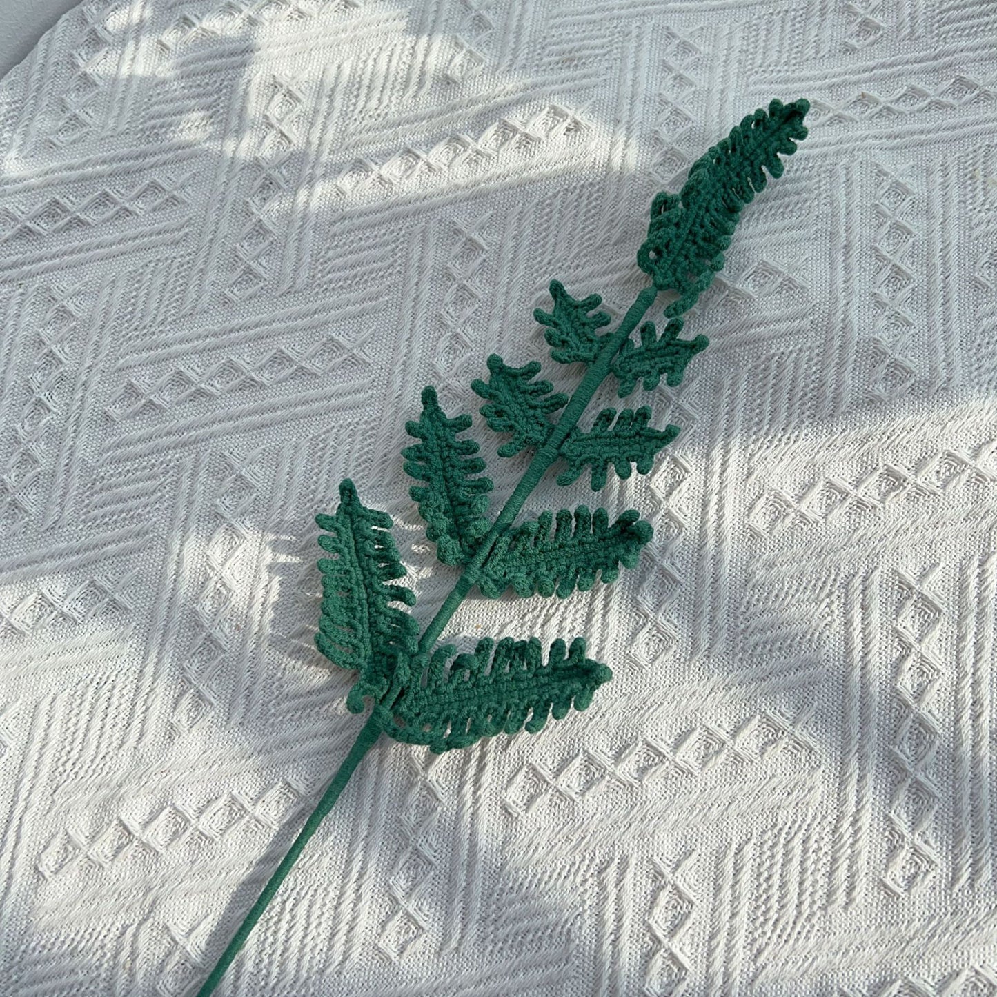 Hand-crocheted Multicolored Leaves, Ideal for DIY Bouquet Creations