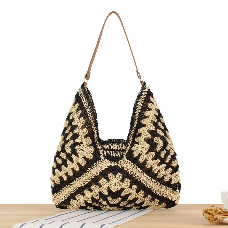 Hand-crocheted Hobo Bag Stylish and Versatile