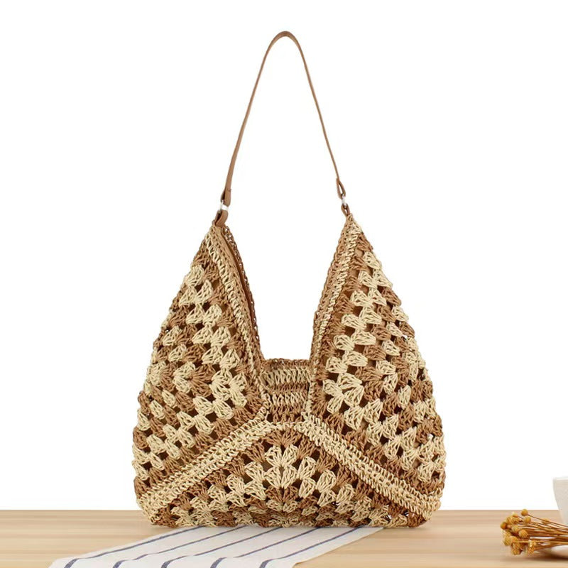 Hand-crocheted Hobo Bag Stylish and Versatile