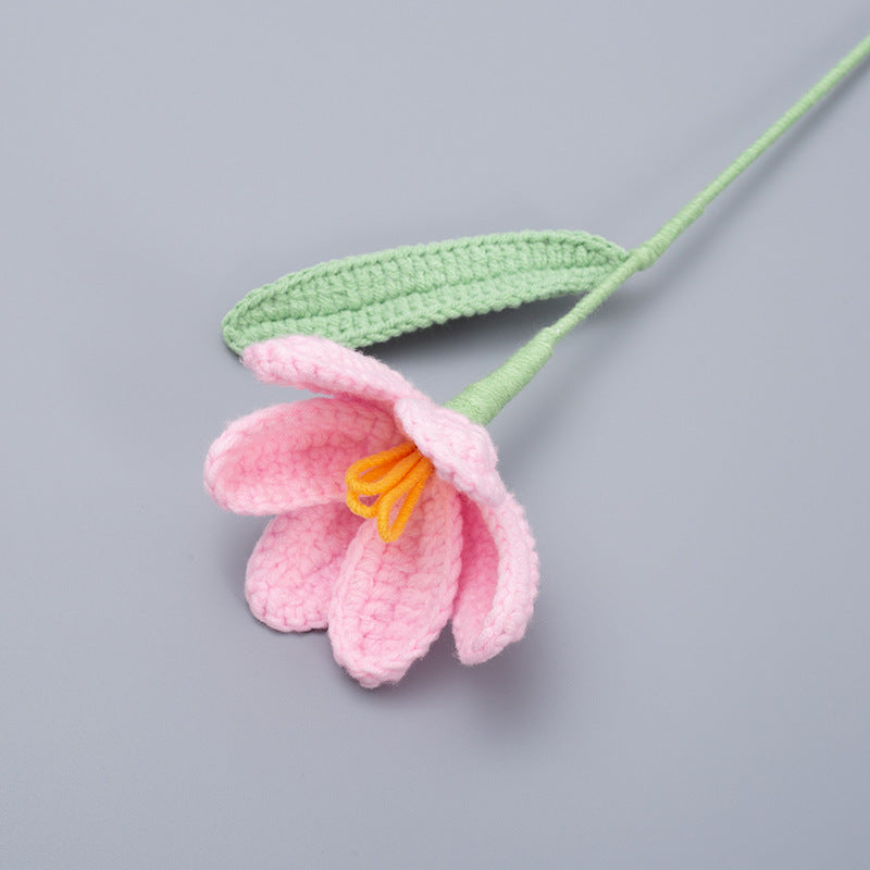 Exquisite Hand-Crocheted Tulip Flower