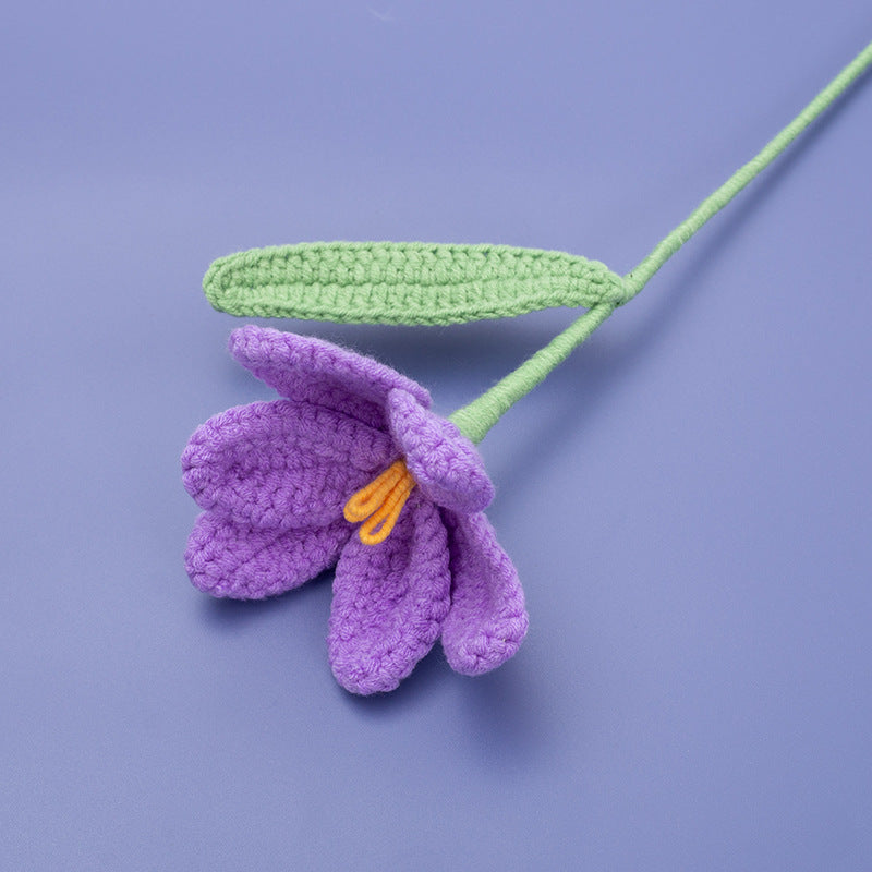 Exquisite Hand-Crocheted Tulip Flower