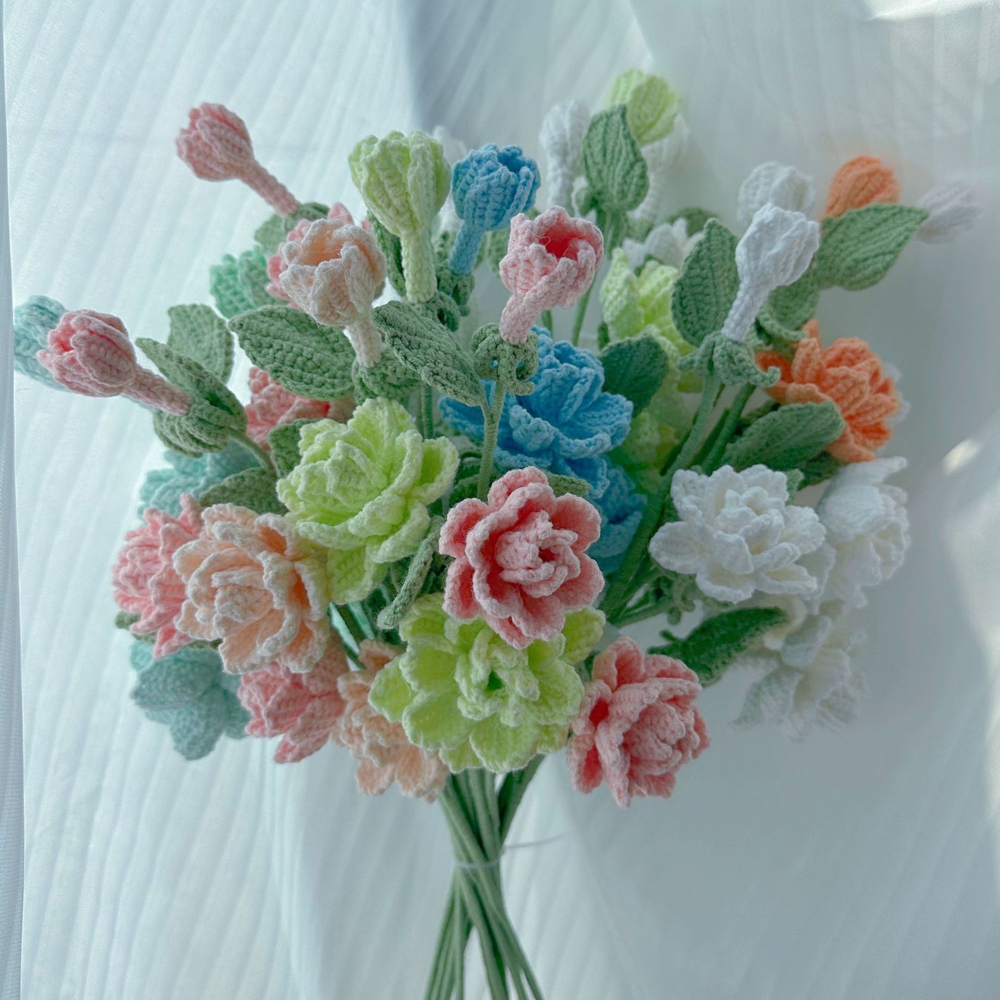 Hand-crocheted Gardenia A Fresh and Elegant Everlasting Fragrance